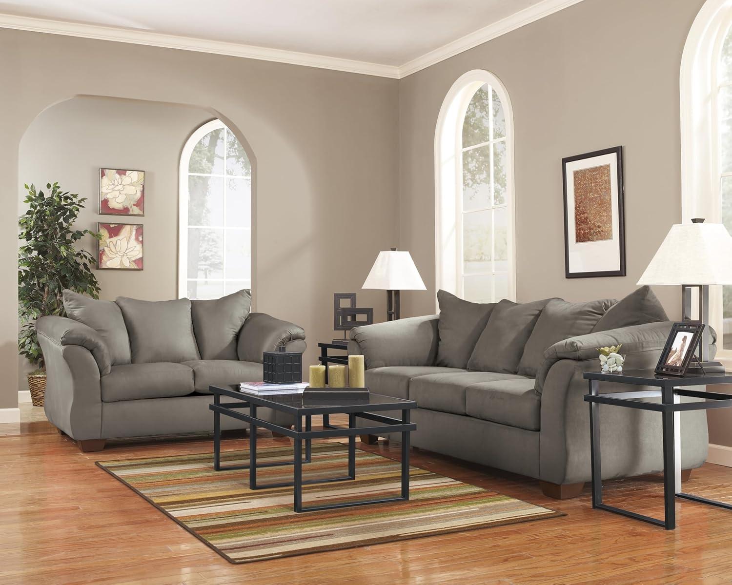 imageSignature Design by Ashley Darcy Classic Contemporary Sofa BlackGrey