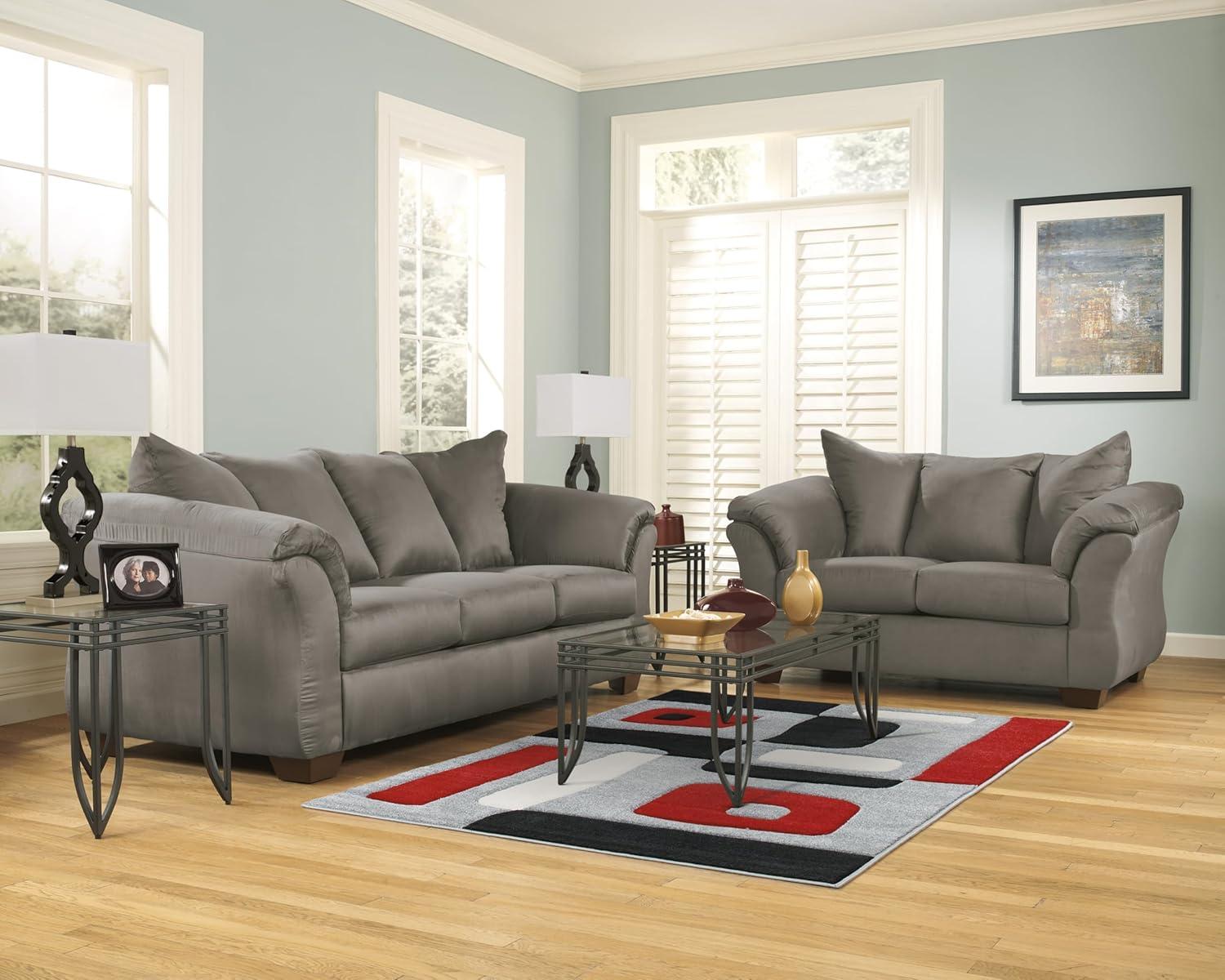 imageSignature Design by Ashley Darcy Classic Contemporary Sofa BlackGrey