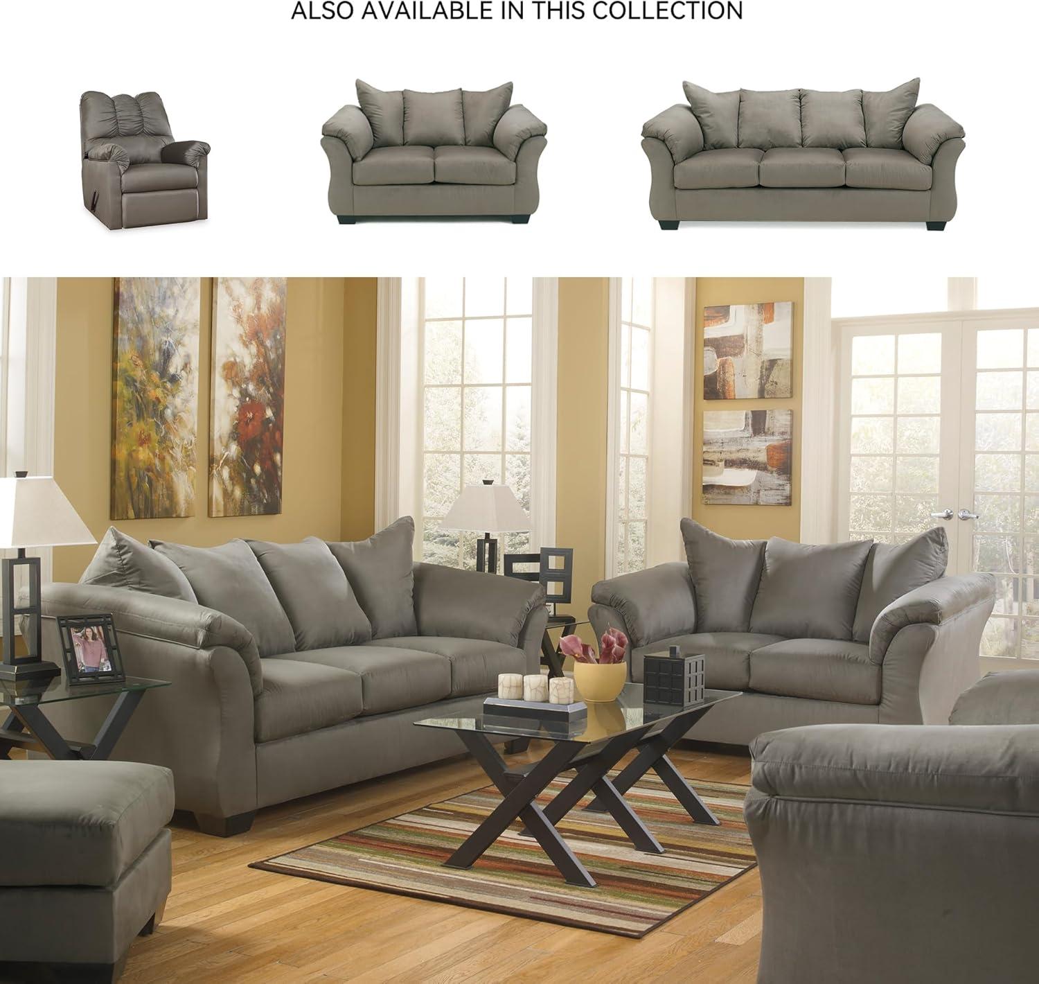 imageSignature Design by Ashley Darcy Classic Contemporary Sofa BlackGrey