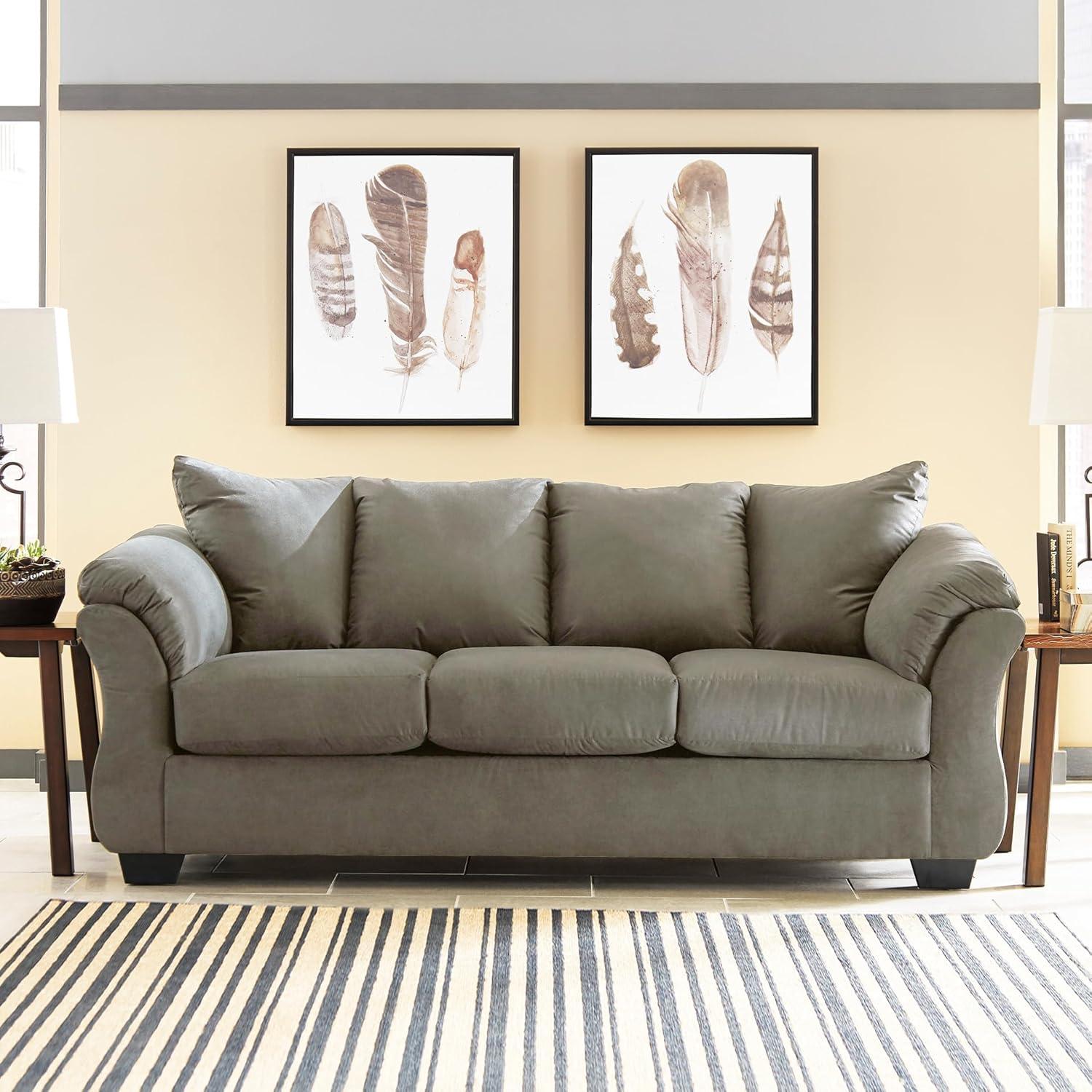 imageSignature Design by Ashley Darcy Classic Contemporary Sofa BlackGrey