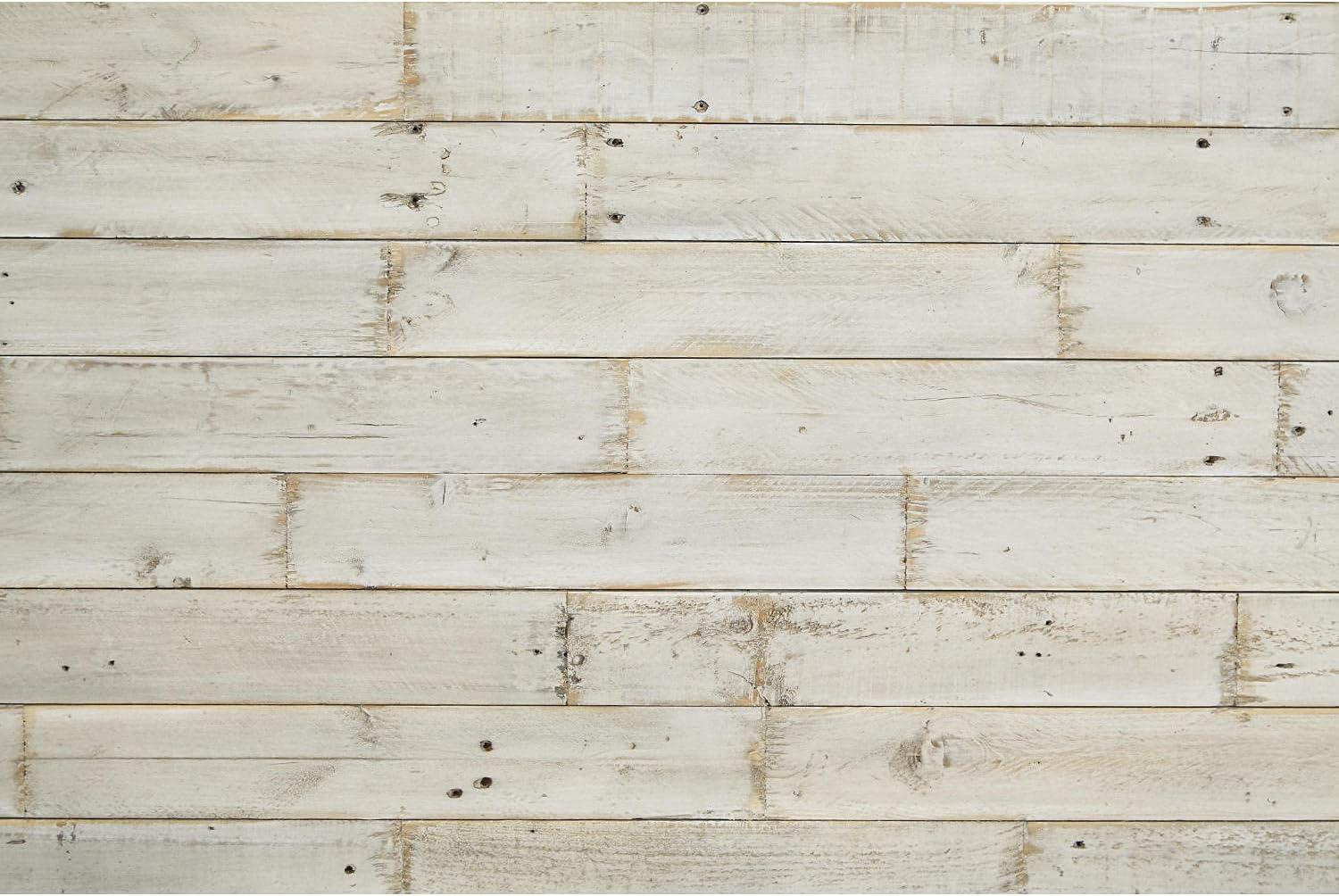 imageSignature Design by Ashley Fregine Farmhouse Rectangular End Table with Lower Open Shelf Triangle Bracket Accents Wood 2525quot High Weathered WhiteWhitewash