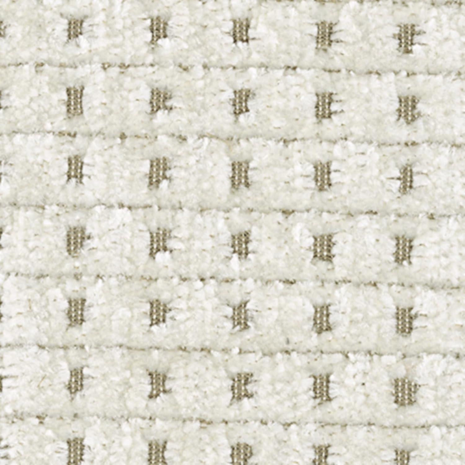 imageSignature Design by Ashley Herstow Casual Polka Dot Upholstered Swivel Glider Accent Chair White ampamp BeigeWhite Beige