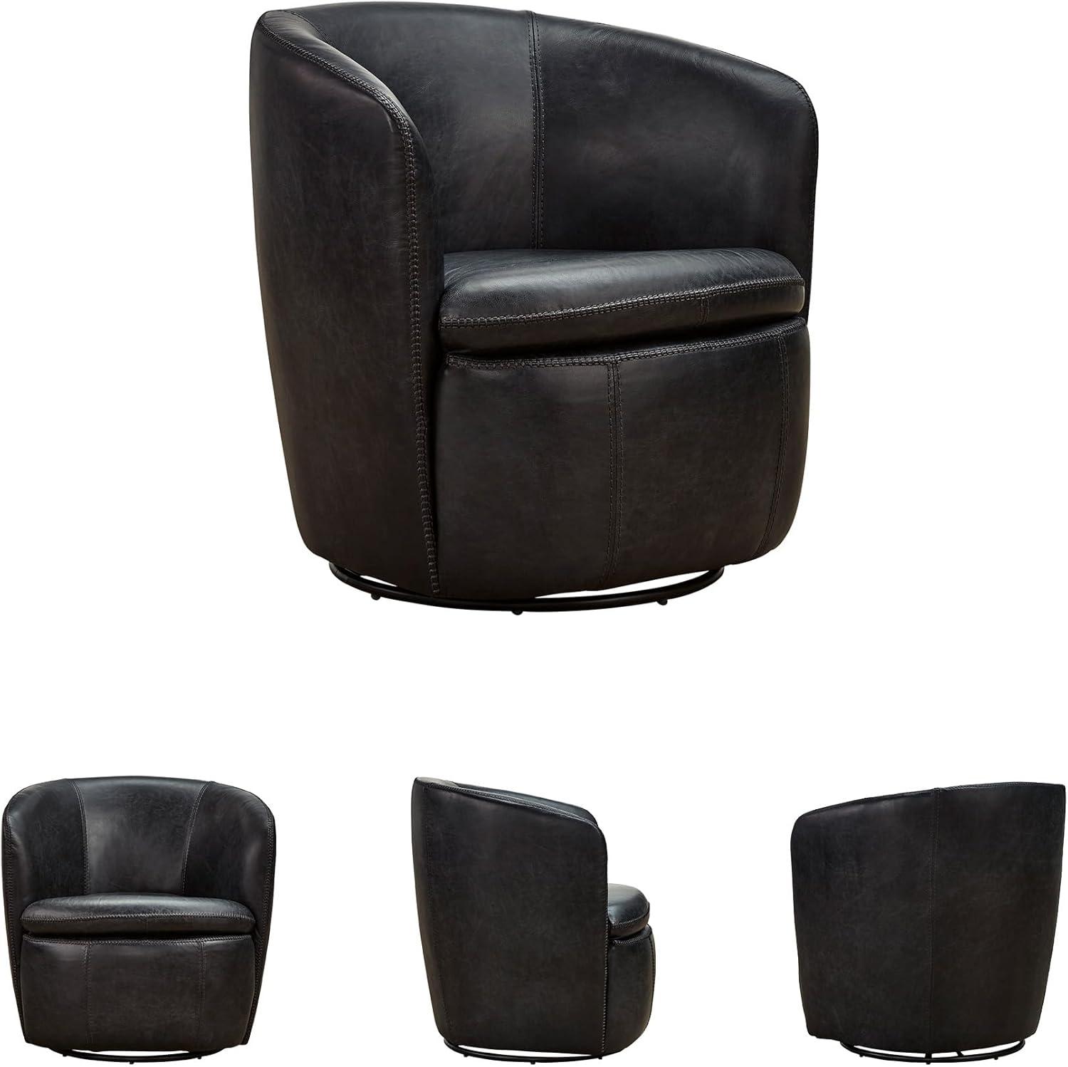 imageSignature Design by Ashley Kierreys Swivel Chair 3125quot W x 29quot D x 3163quot H Light BrownBlack