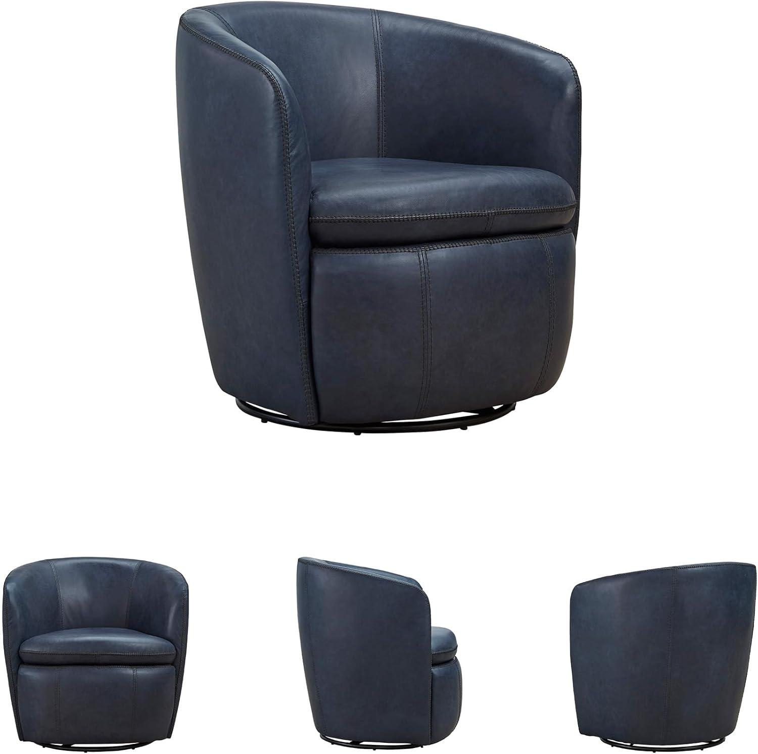 imageSignature Design by Ashley Kierreys Swivel Chair 3125quot W x 29quot D x 3163quot H Light BrownBlue