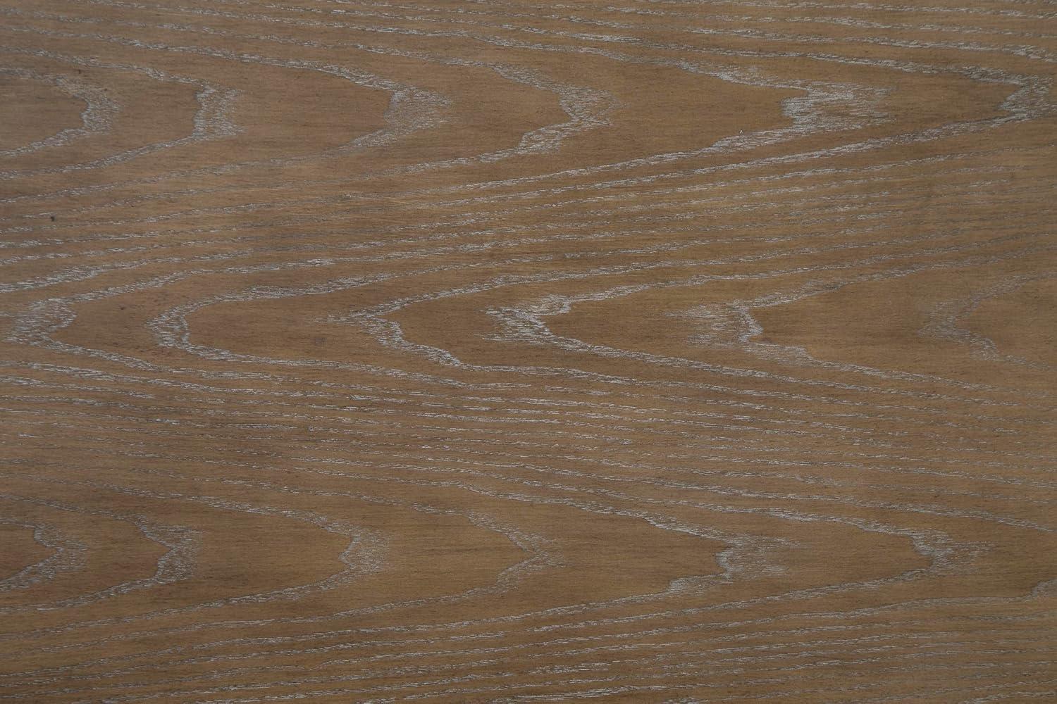 imageSignature Design by Ashley Loyaska Casual Rectangular Cocktail Table Natural Marble Top Oak Veneer 56quot W x 42quot D x 1688quot H White ampamp Light Gray ampamp BrownGrayish Brown