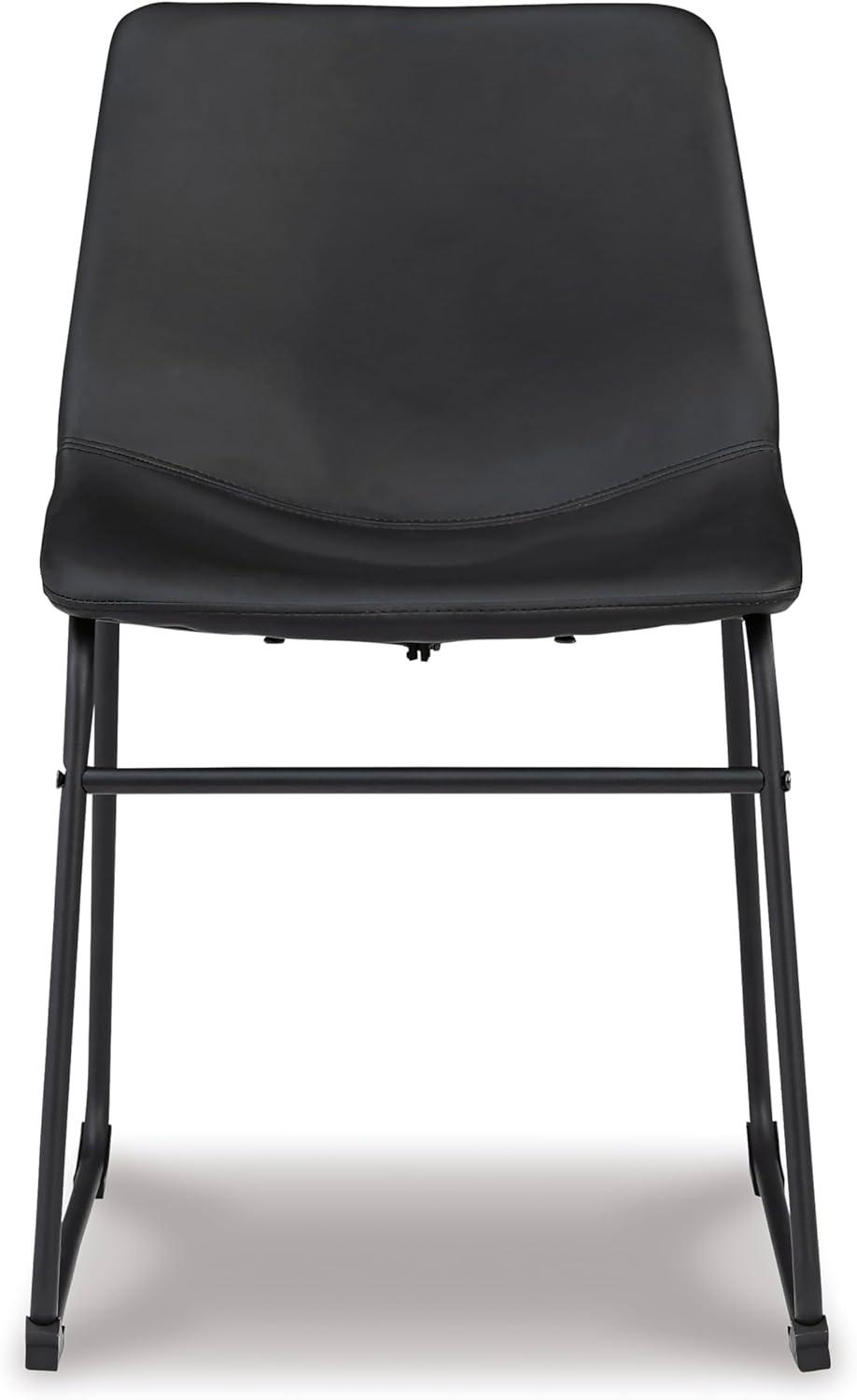 imageSignature Design by Ashley Mid Century Centiar Dining Bucket Chair Set of 2 Black and BrownBlack