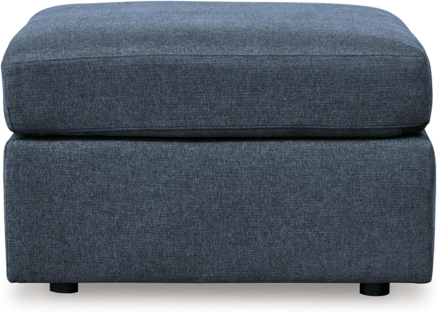 imageSignature Design by Ashley Modmax Contemporary Swivel Glider Recliner PressBack Reclining Cleanable ampamp Durable Performance Fabric 21quot Seat Height GrayBlue