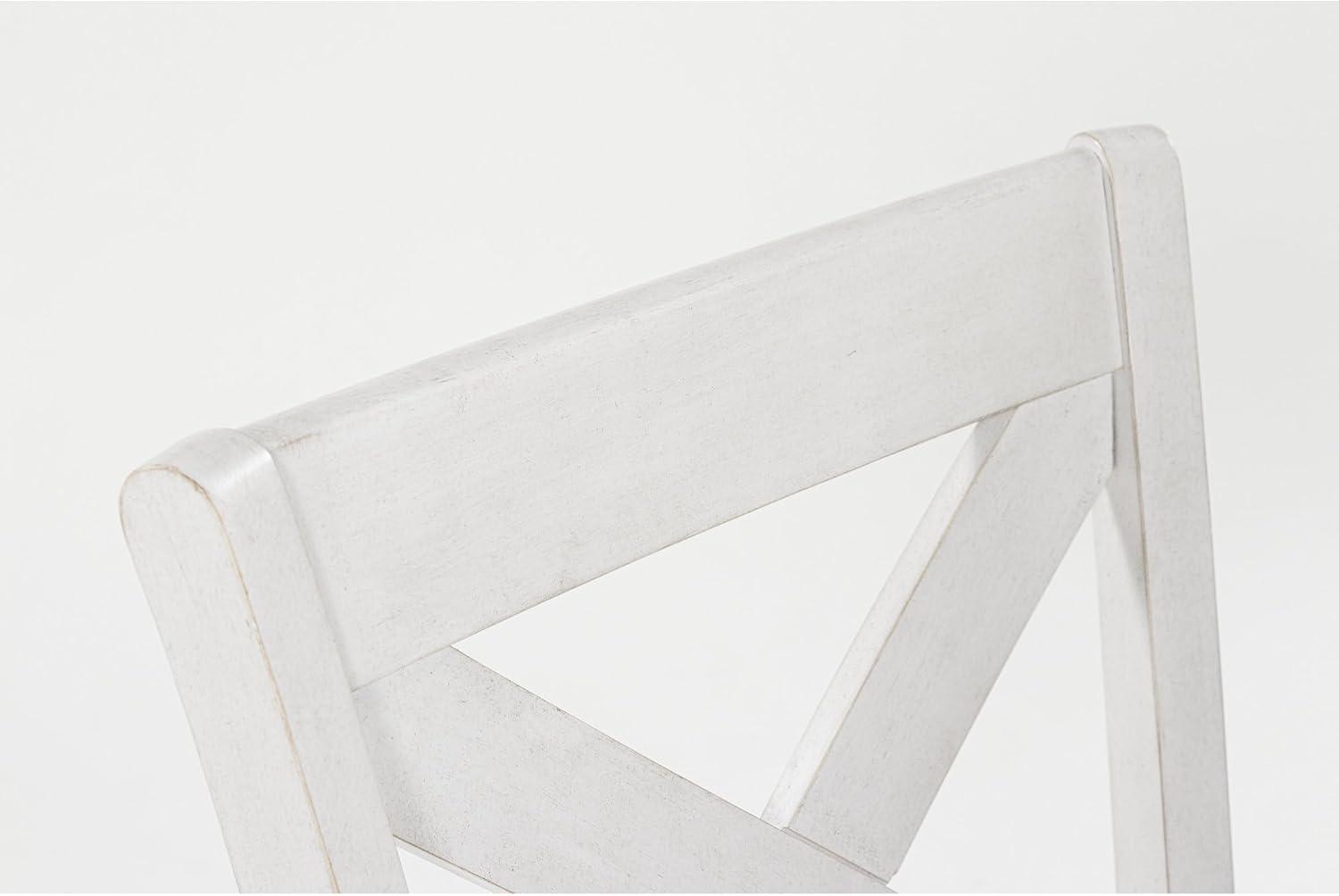 imageSignature Design by Ashley Moriville Modern Farmhouse 19quot Upholstered Dining Room Chair 2 Count BrownWhite