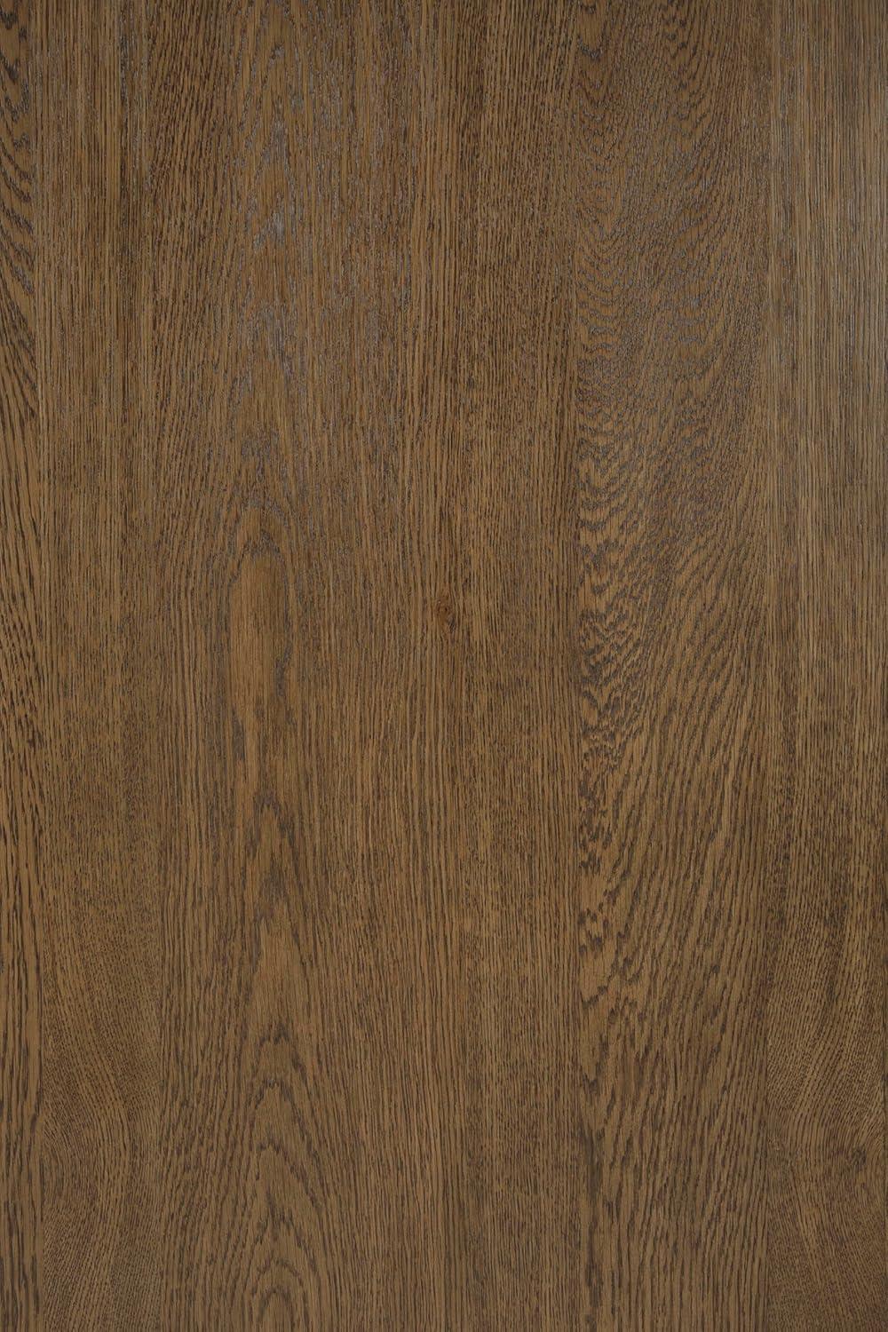imageSignature Design by Ashley Roanhowe Contemporary 2Drawer Coffee Table with Open Lower Shelf and Tapered Legs Dark Brown
