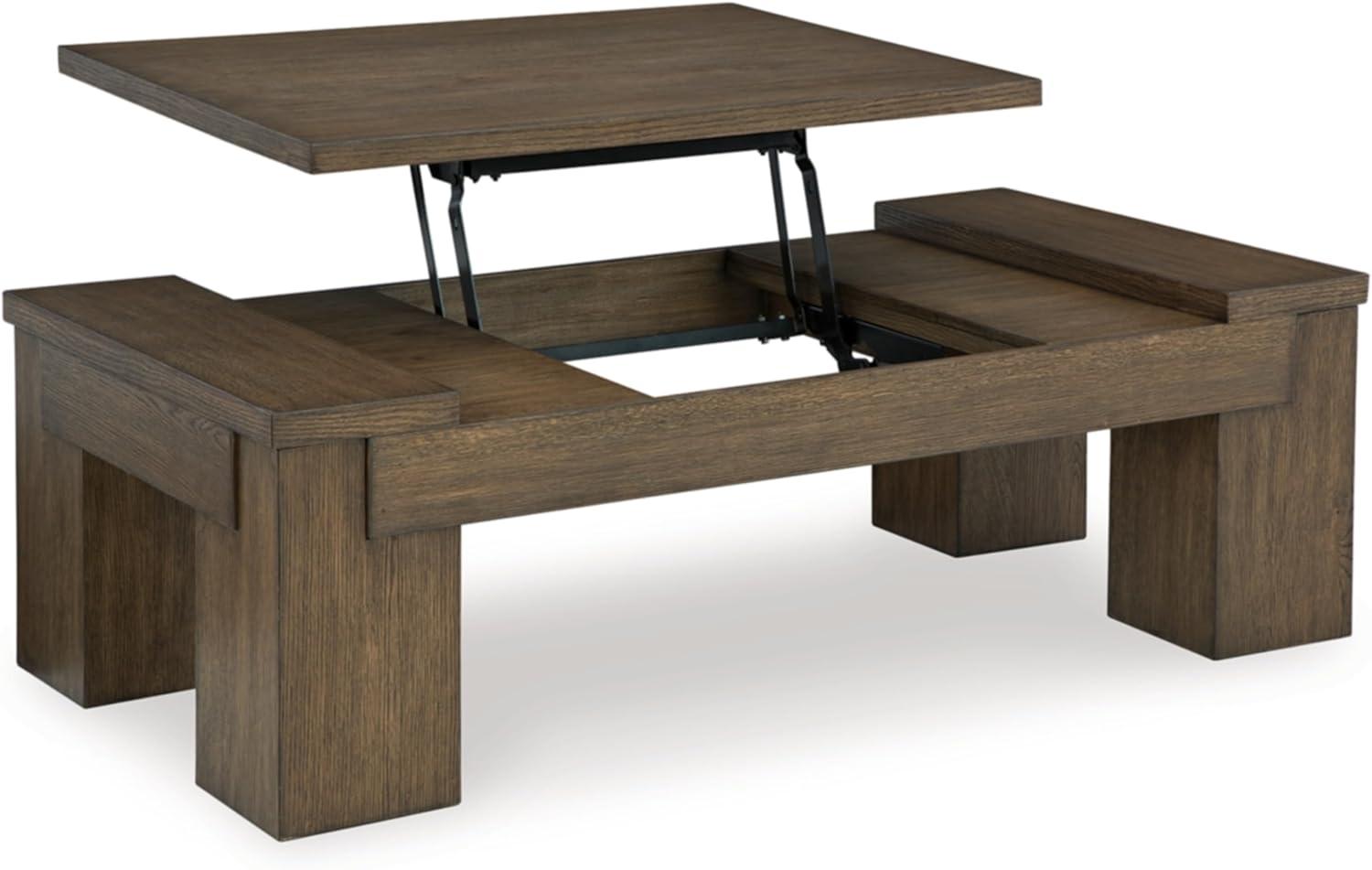 imageSignature Design by Ashley Rosswain Contemporary LiftTop Coffee Table Dark Brown