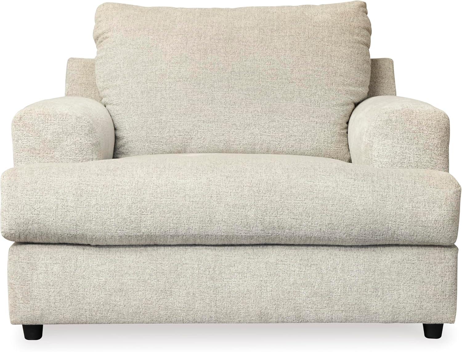 imageSignature Design by Ashley Soletren Contemporary Chenille Chair and a Half GrayCream