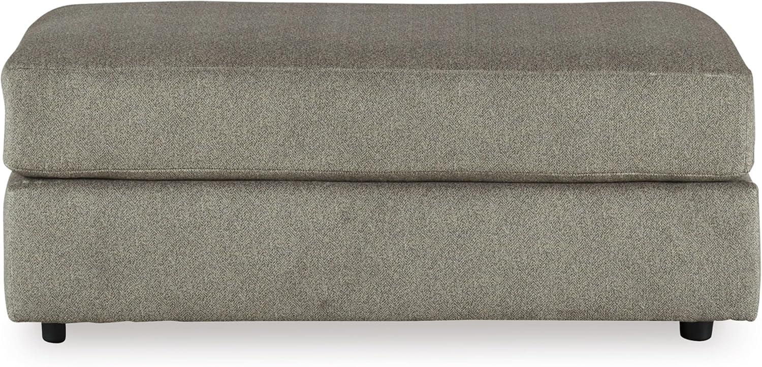 imageSignature Design by Ashley Soletren Contemporary Chenille Oversized Ottoman GrayGrey