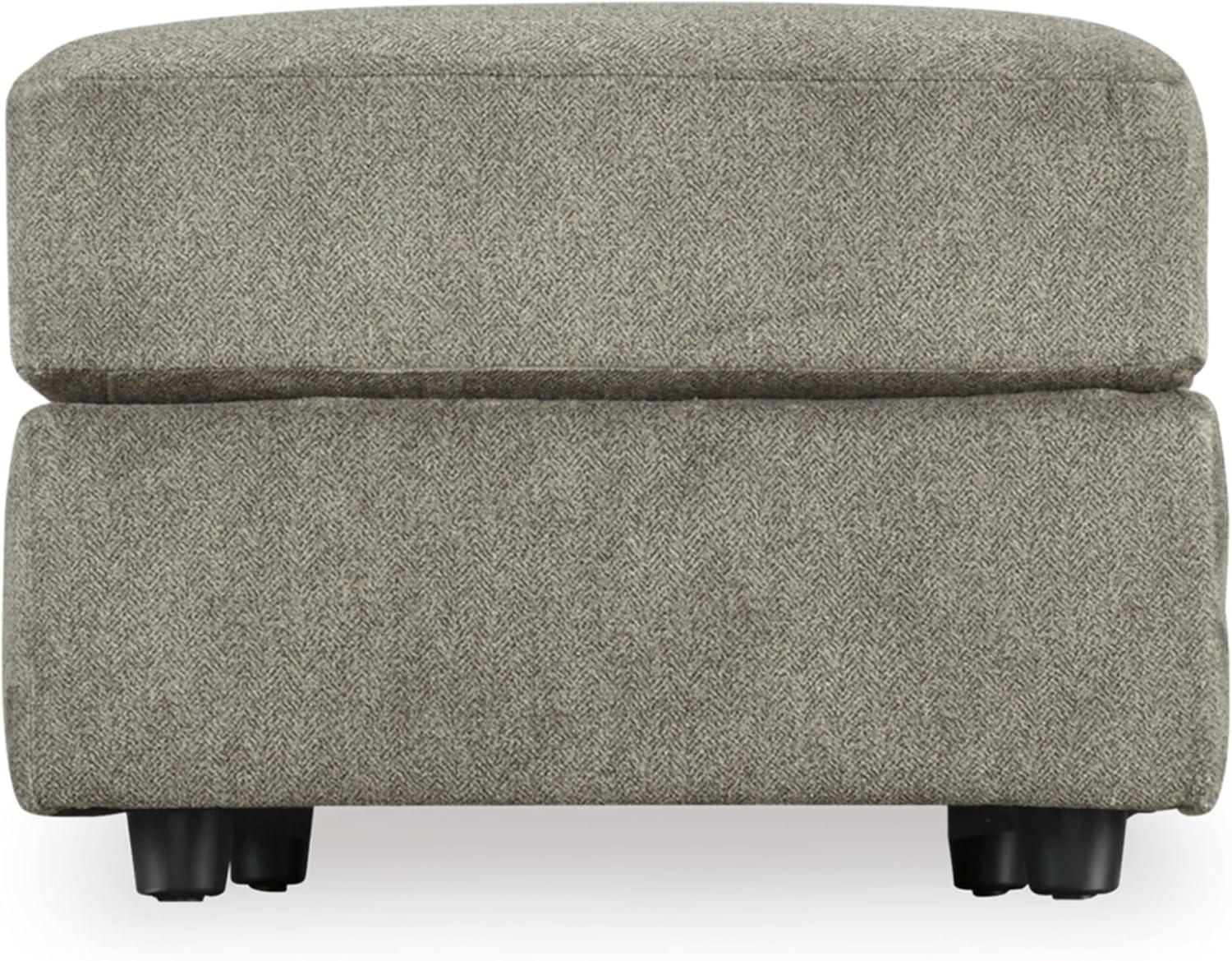 imageSignature Design by Ashley Soletren Contemporary Chenille Oversized Ottoman GrayGrey