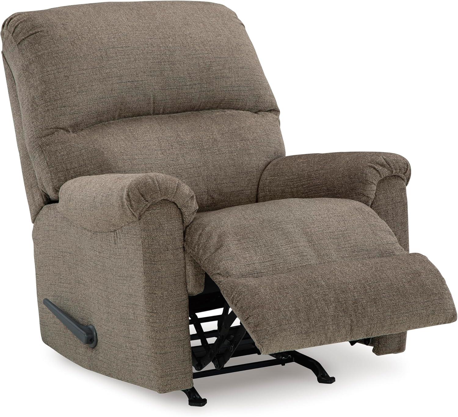 imageSignature Design by Ashley Stonemeade Casual Manual Rocker Recliner Light BrownDark Brown