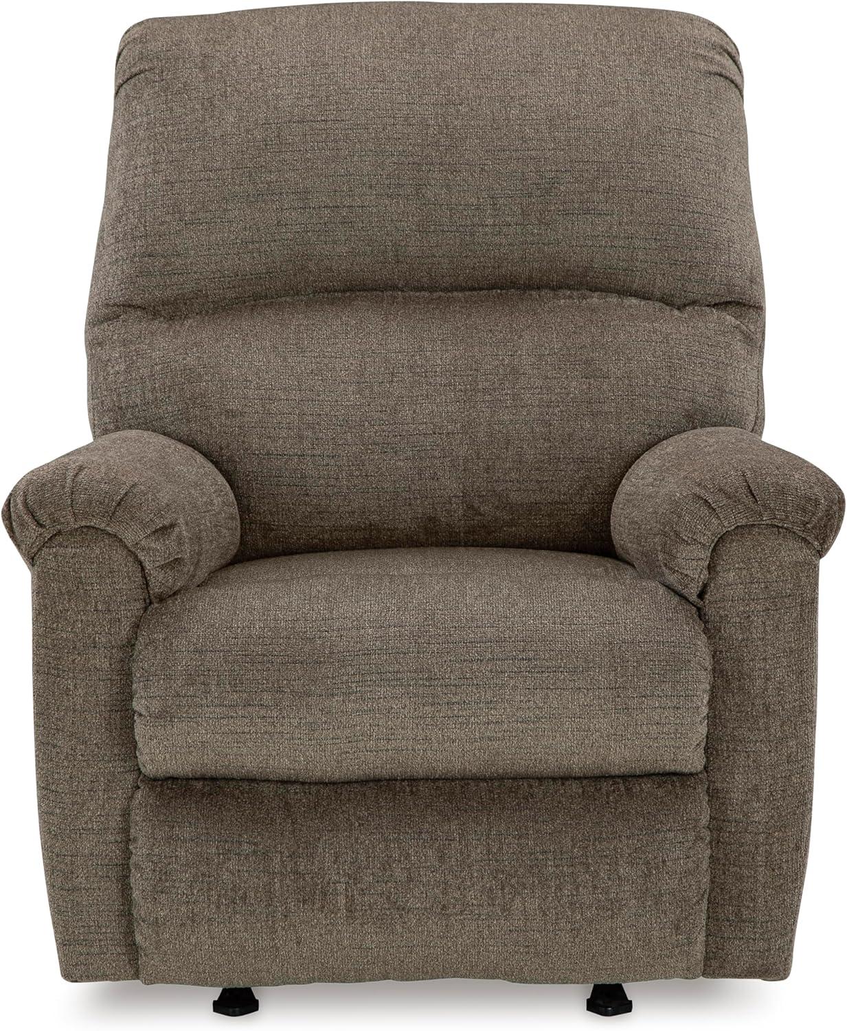 imageSignature Design by Ashley Stonemeade Casual Manual Rocker Recliner Light BrownDark Brown