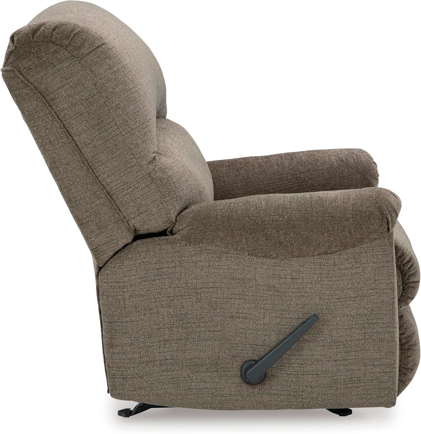 imageSignature Design by Ashley Stonemeade Casual Manual Rocker Recliner Light BrownDark Brown