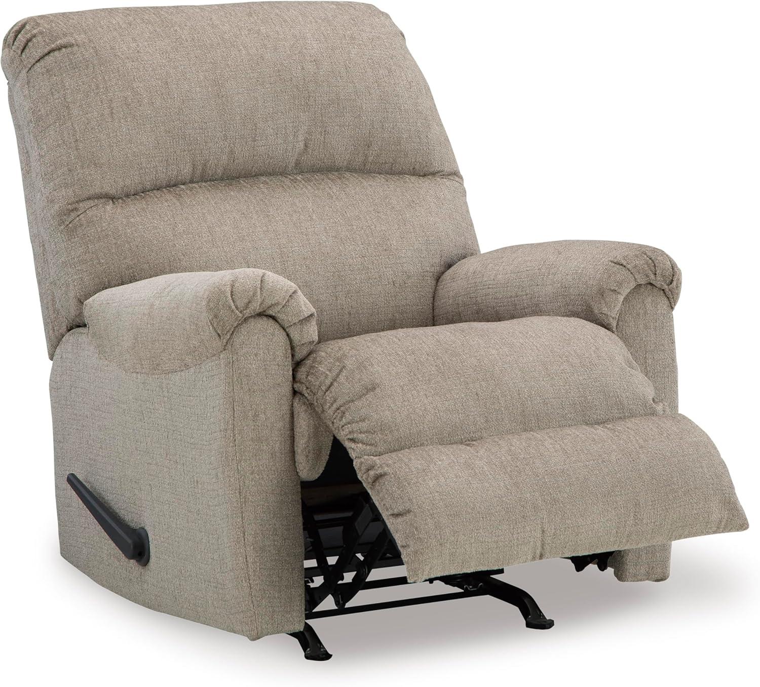 imageSignature Design by Ashley Stonemeade Casual Manual Rocker Recliner Light BrownLight Brown