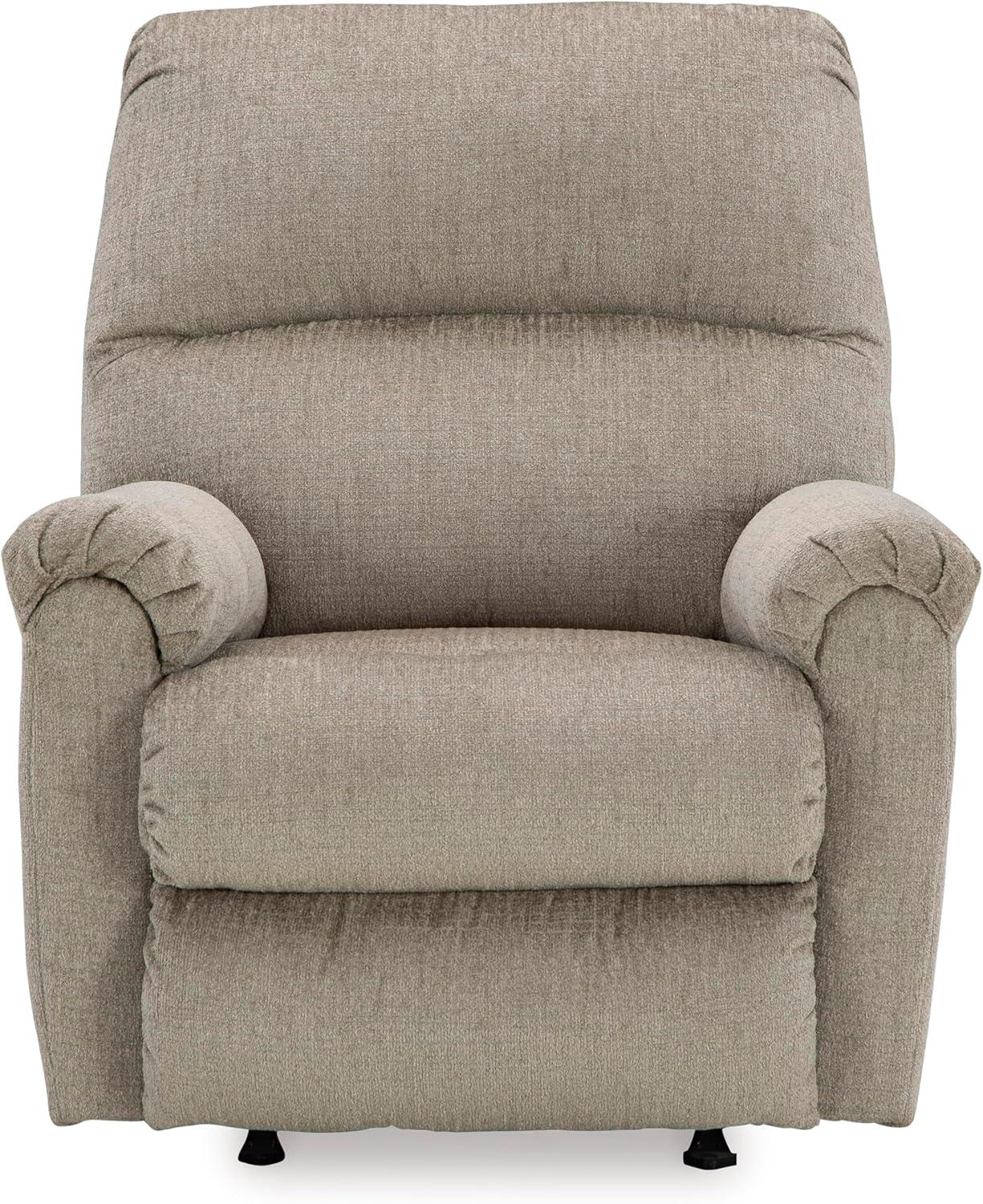 imageSignature Design by Ashley Stonemeade Casual Manual Rocker Recliner Light BrownLight Brown