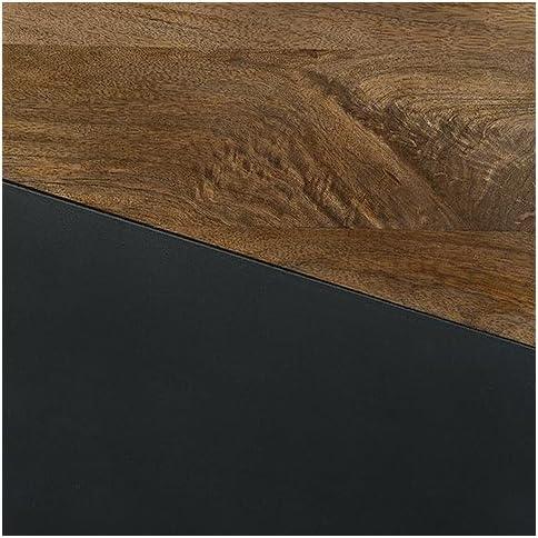 imageSignature Design by Ashley Trailbend Eclectic Accent End Table Brown ampamp Gunmetal