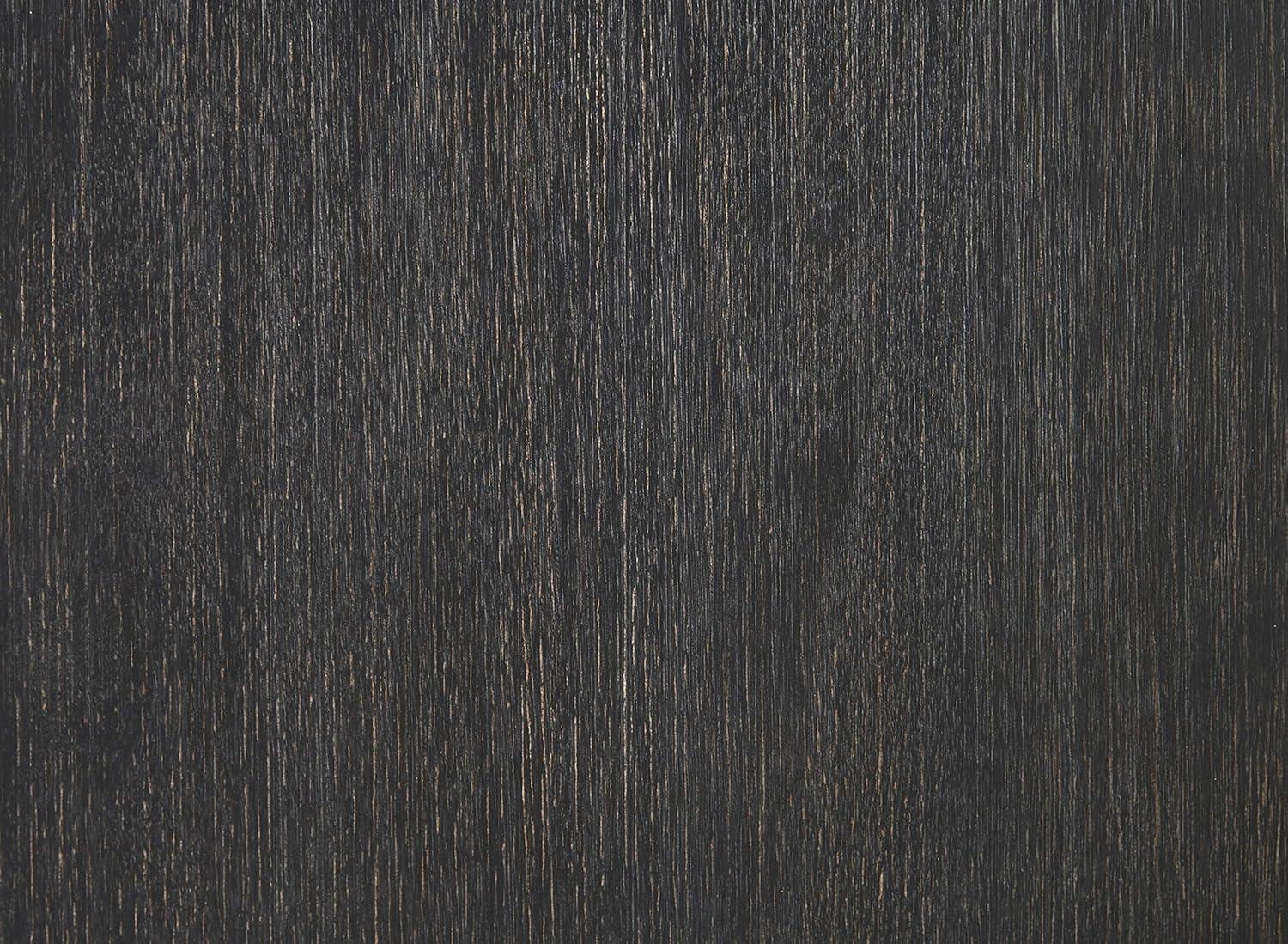 imageSignature Design by Ashley Tyler Creek Dining Room Upholstered Side Chair 2 Count Solid Wood 1925quot H Black and Grayish BlackBlack