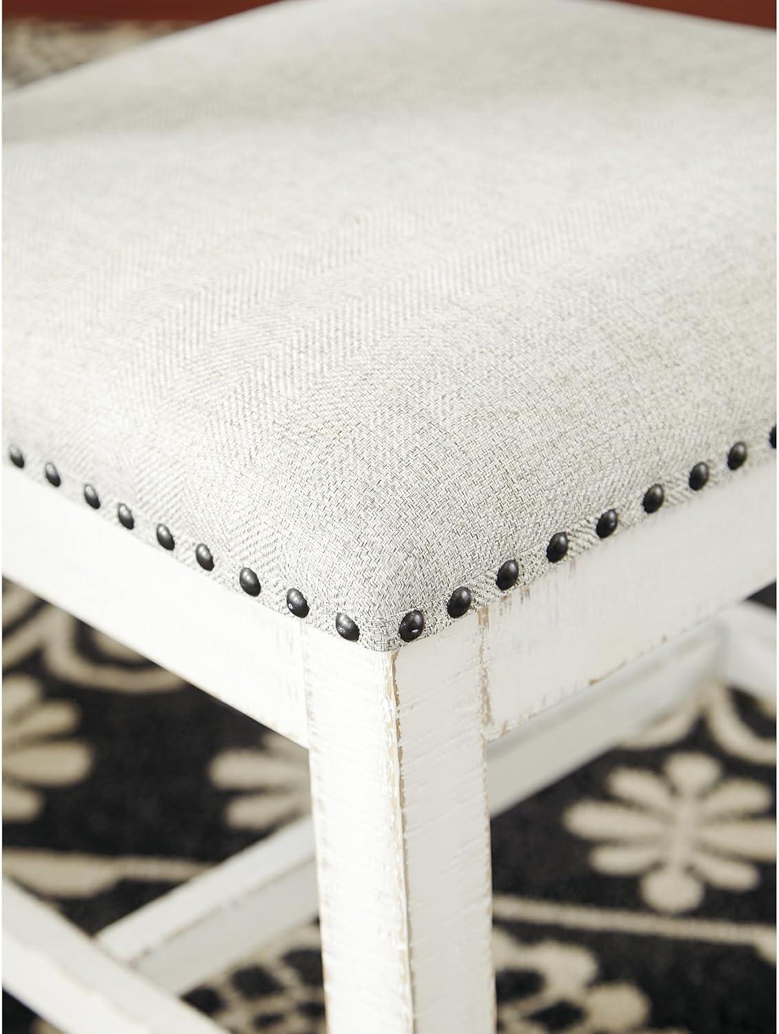 imageSignature Design by Ashley Valebeck Vintage Farmhouse Cushioned Dining Chair 2 Count WhitewashChair