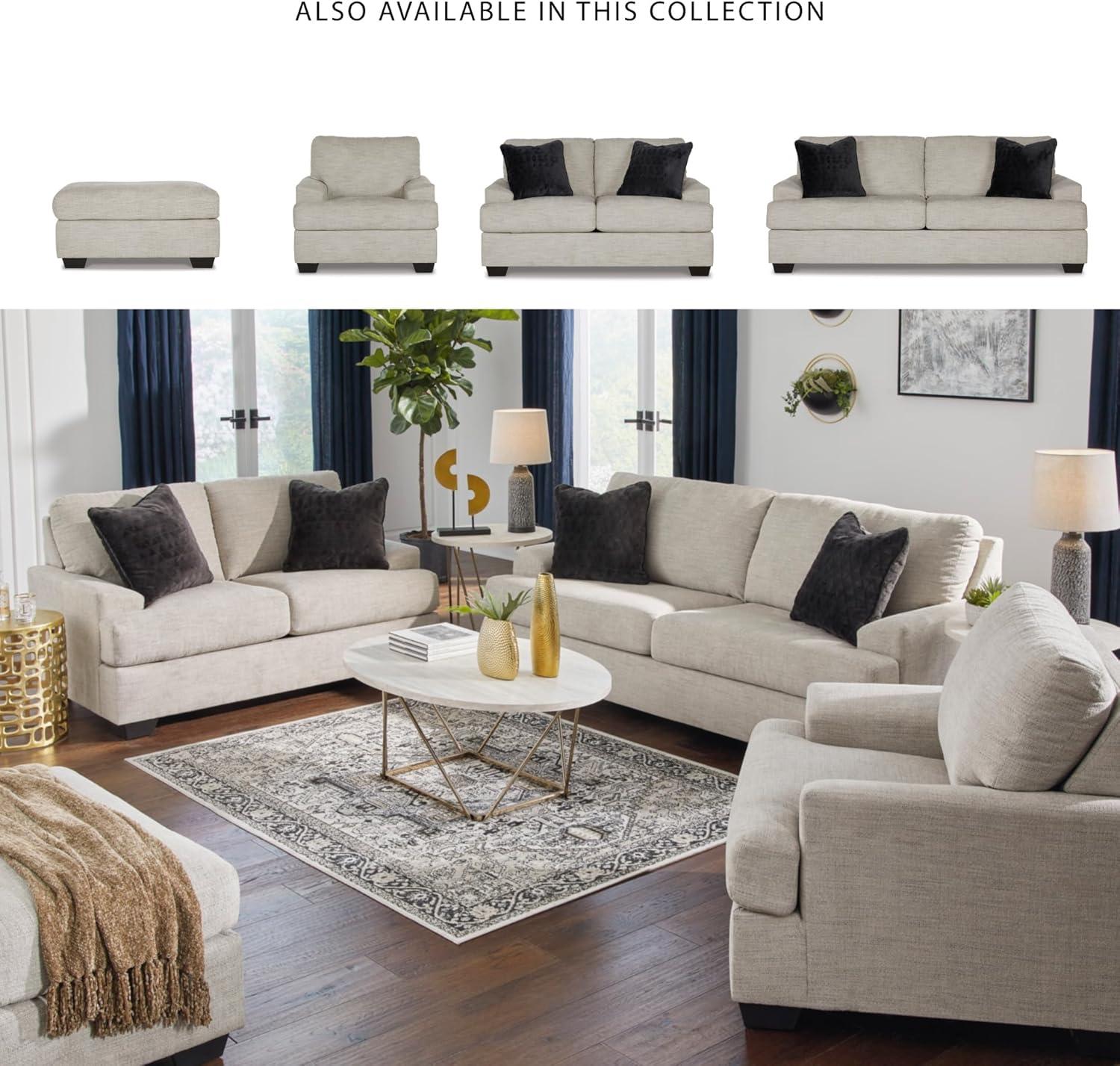 imageSignature Design by Ashley Vayda Casual Upholstered Chair Light Gray