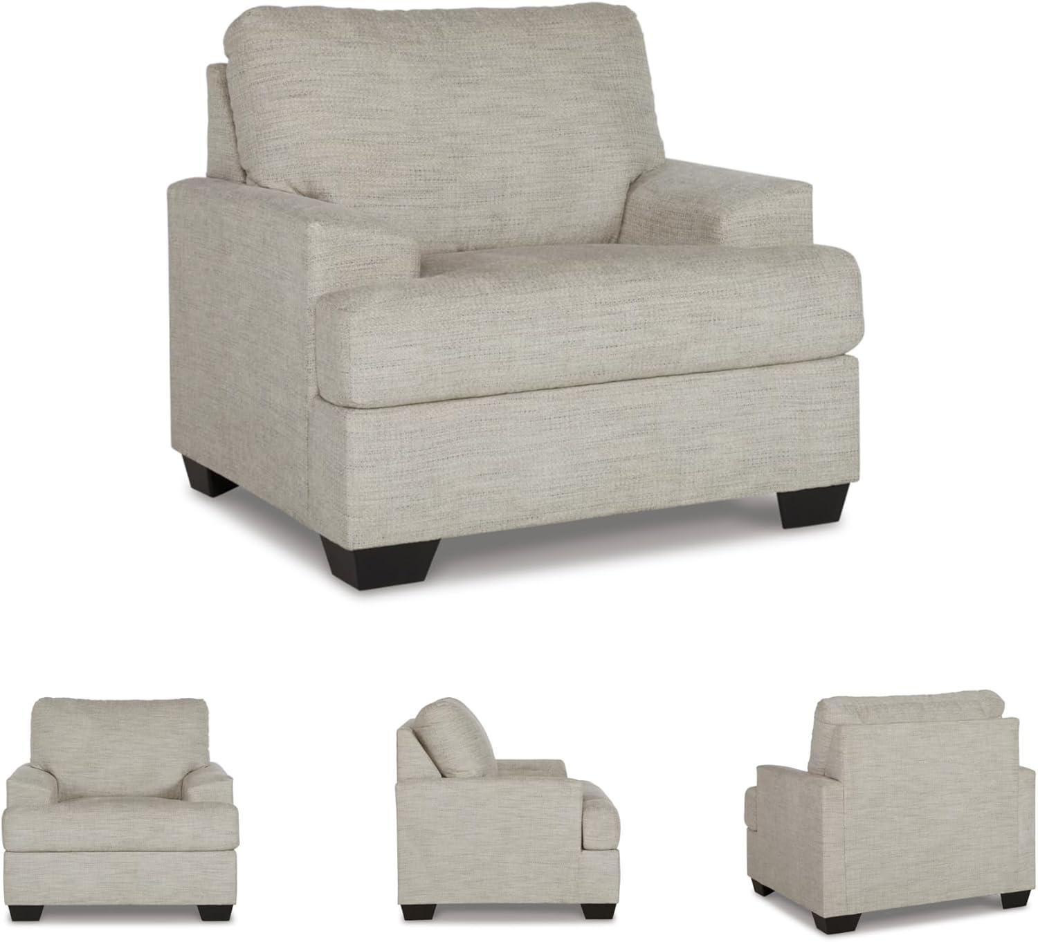 imageSignature Design by Ashley Vayda Casual Upholstered Chair Light Gray