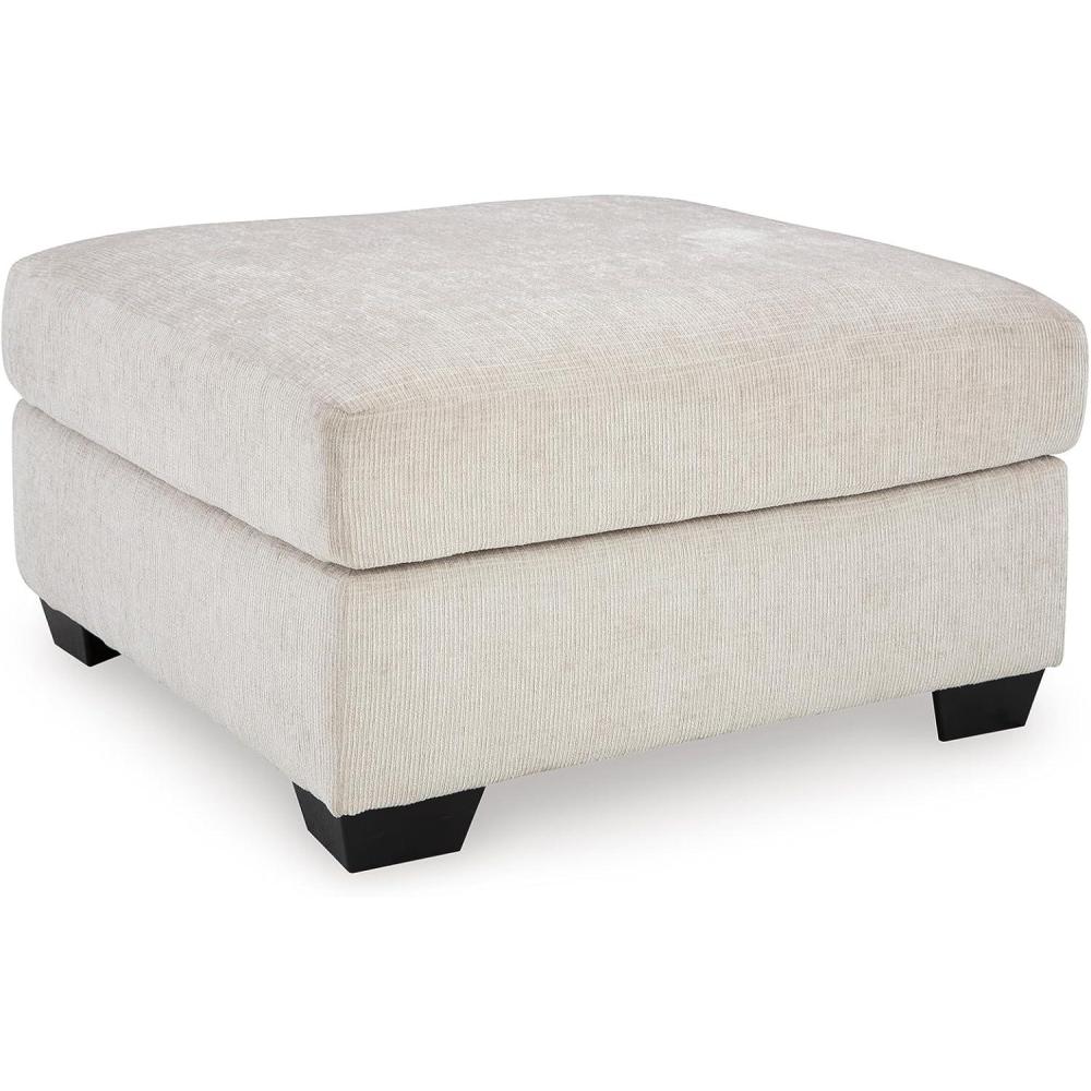 imageSignature Design by Ashley Aviemore Coastal Sofa Sleeper with Folding Memory Foam Mattress and 2 Accent Pillows Queen BeigeBeige