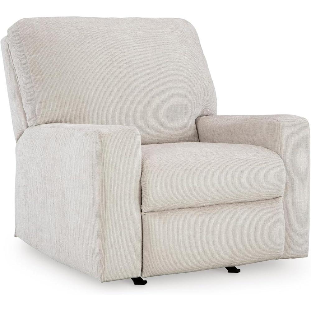 imageSignature Design by Ashley Aviemore Coastal Sofa Sleeper with Folding Memory Foam Mattress and 2 Accent Pillows Queen BeigeWhite