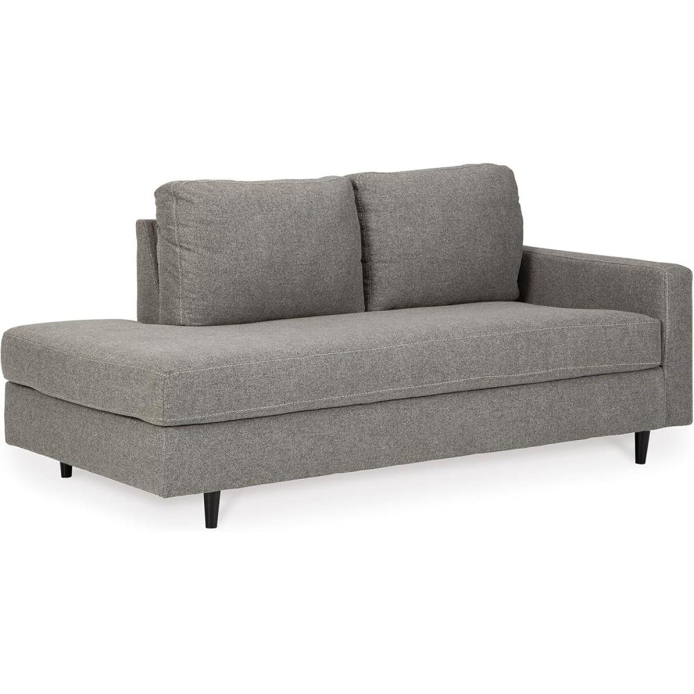 imageSignature Design by Ashley Lyman Mid Century Modern Right Arm Facing Chaise Lounge GrayGrey