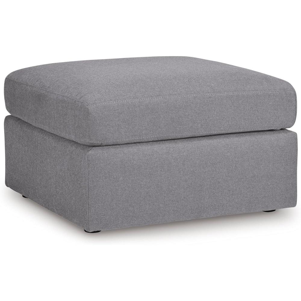 imageSignature Design by Ashley Modmax Contemporary Swivel Glider Recliner PressBack Reclining Cleanable ampamp Durable Performance Fabric 21quot Seat Height GrayLight Gray