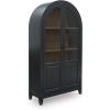 imageSignature Design by Ashley Dagandale Casual Accent Cabinet with Shelf Black ampamp Light BrownBlack