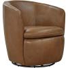imageSignature Design by Ashley Kierreys Swivel Chair 3125quot W x 29quot D x 3163quot H Light BrownLight Brown