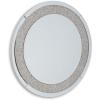 imageSignature Design by Ashley Kingsleigh Glam Beaded Crystal Accent Mirror Silver32L x 32W