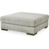 imageSignature Design by Ashley Regent Park Oversized Accent Ottoman Light GrayLight Gray