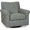imageSignature Design by Ashley Renley 360Degree Swivel Glider Nursery Accent Chair Gray