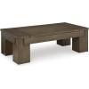imageSignature Design by Ashley Rosswain Contemporary LiftTop Coffee Table Dark Brown