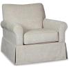 imageSignature Design by Ashley Searcy Upholstered Swivel Glider Accent Chair GrayQuartz