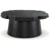 imageSignature Design by Ashley Wimbell Contemporary Tapered Base Coffee Table Black