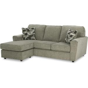 Signature Design by Ashley Cascilla Modern Sectional Sofa Couch with Chaise Lounge, Gray