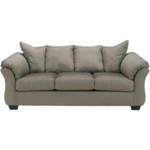 Signature Design by Ashley Darcy Classic Contemporary Sofa, Black(Grey)