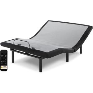 Signature Design by Ashley Head-Foot Model-Good Adjustable Base with Wireless Backlit Remote Control, USB Power Ports & Adjustable Legs, Queen(Better)
