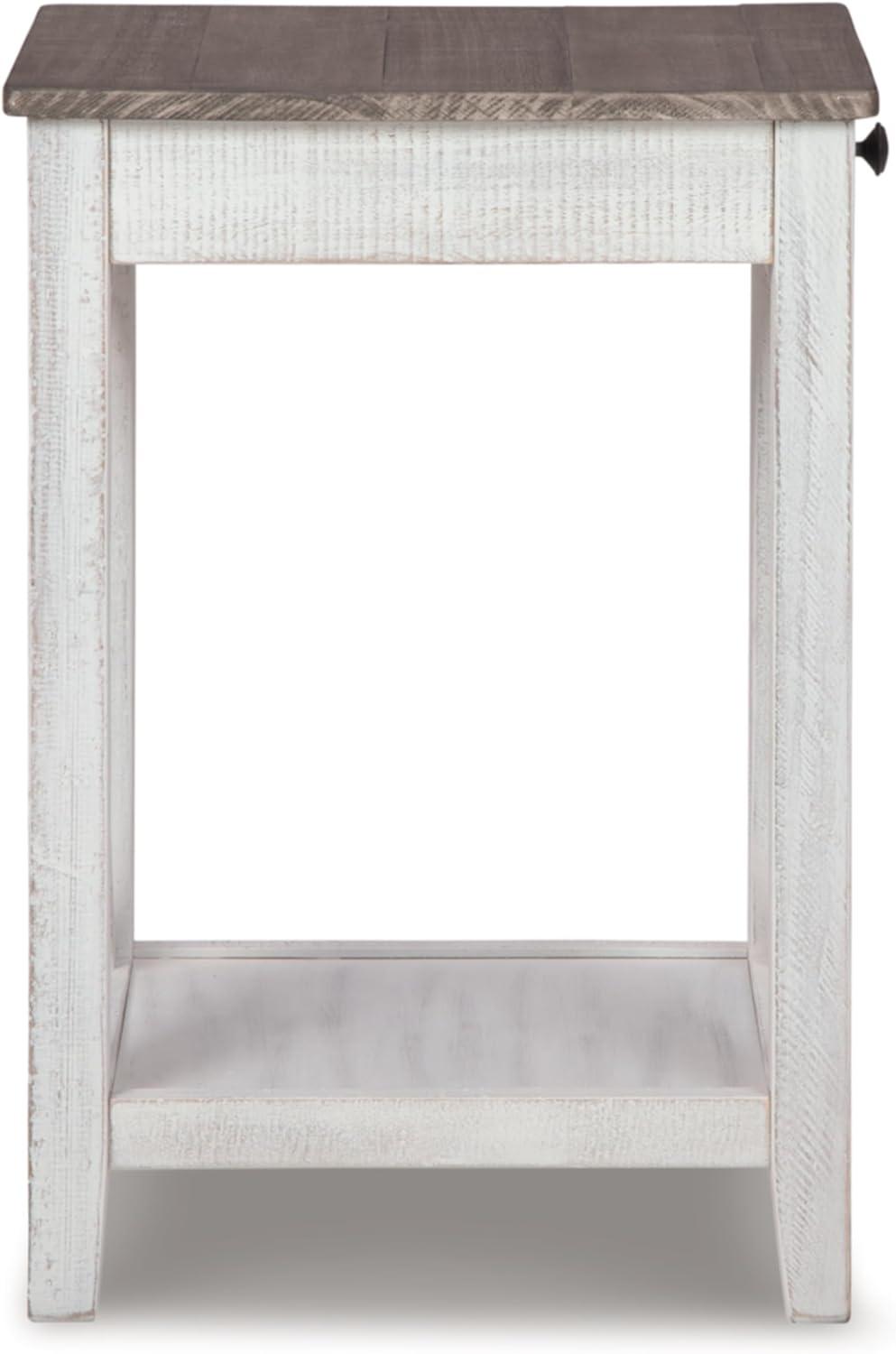 imageSignature Design by Ashley Adalane Modern Farmhouse Accent End Table Whitewash