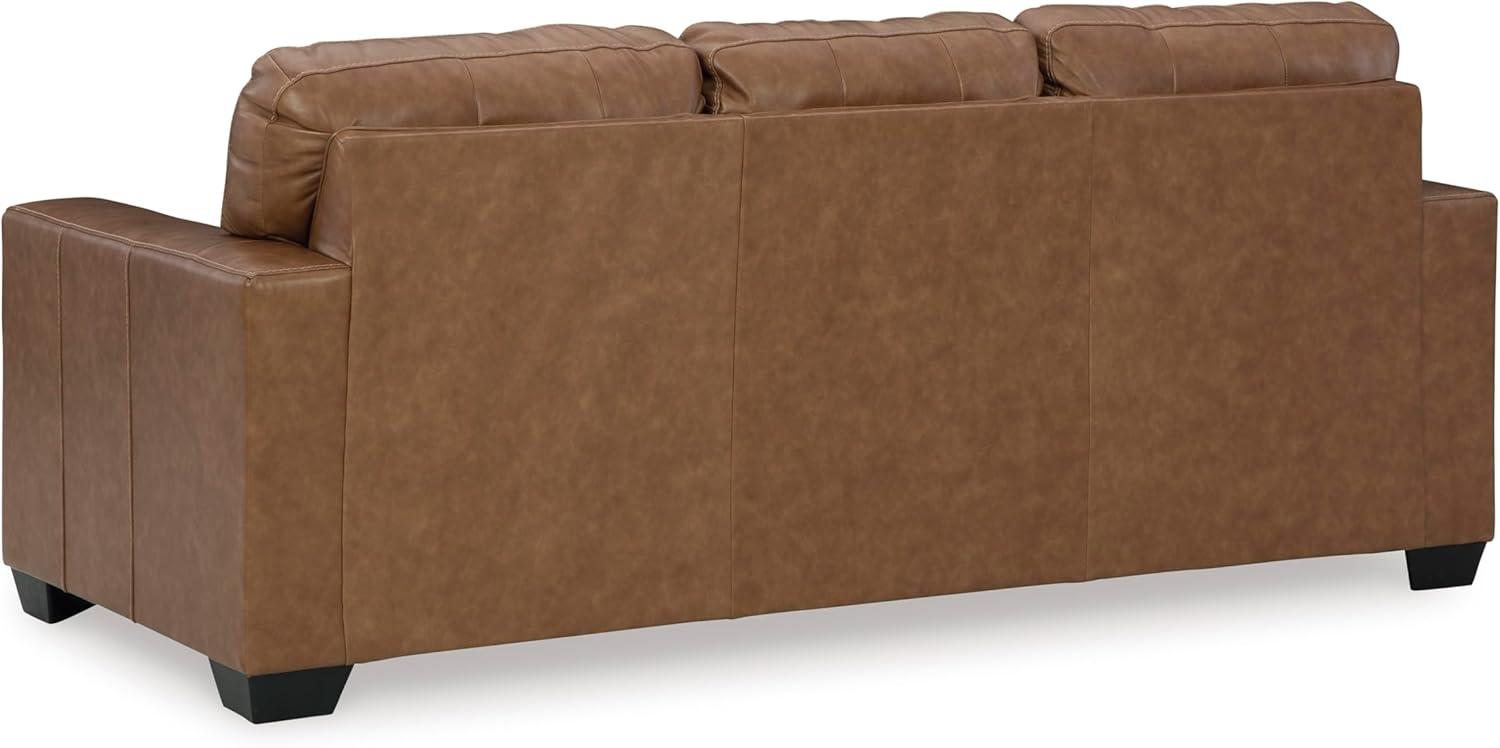 imageSignature Design by Ashley Bolsena Contemporary Leather Match Sofa Dark BrownDark Brown