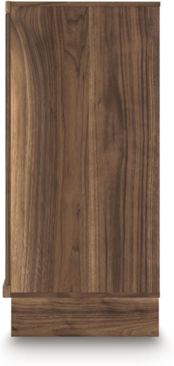 imageSignature Design by Ashley Cielden Coastal 6Drawer Dresser BronzeTone Knobs Safety Stop Textured Cane Details 6201quot W x 1965quot D x 3567quot H Light BrownRustic Brown