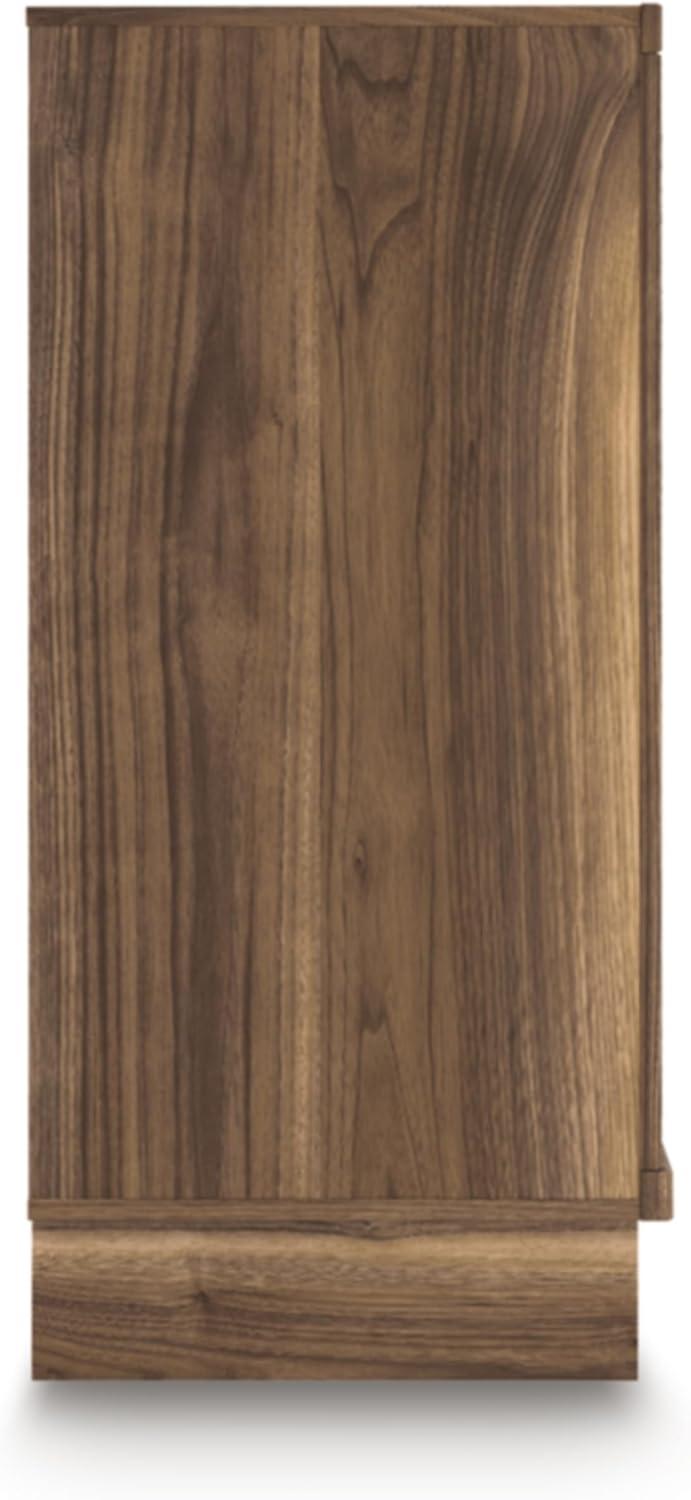 imageSignature Design by Ashley Cielden Coastal 6Drawer Dresser BronzeTone Knobs Safety Stop Textured Cane Details 6201quot W x 1965quot D x 3567quot H Light BrownRustic Brown