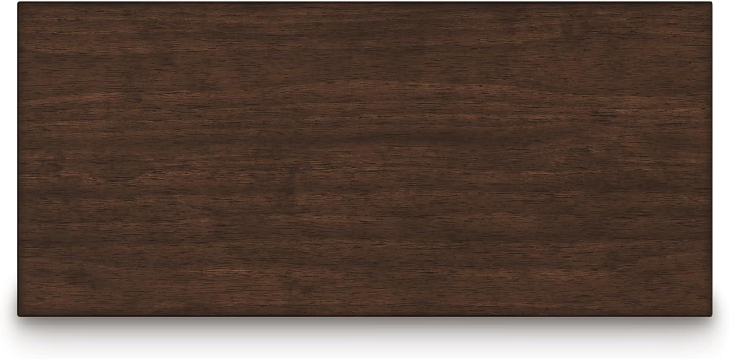 imageSignature Design by Ashley Cielden Coastal 6Drawer Dresser BronzeTone Knobs Safety Stop Textured Cane Details 6201quot W x 1965quot D x 3567quot H Light BrownMedium Brown