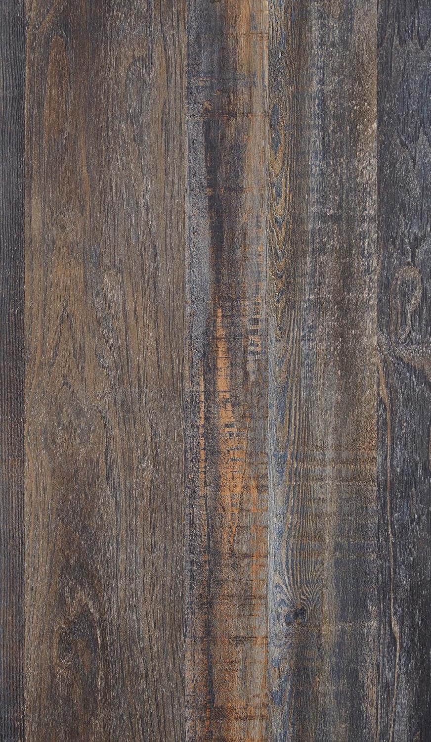 imageSignature Design by Ashley Drystan 6 Drawer Dresser Largescale Hardware Smoothgliding Drawers Wood 587quot W x 1531quot D x 3646quot H Weatherworn BrownPlanked Brown