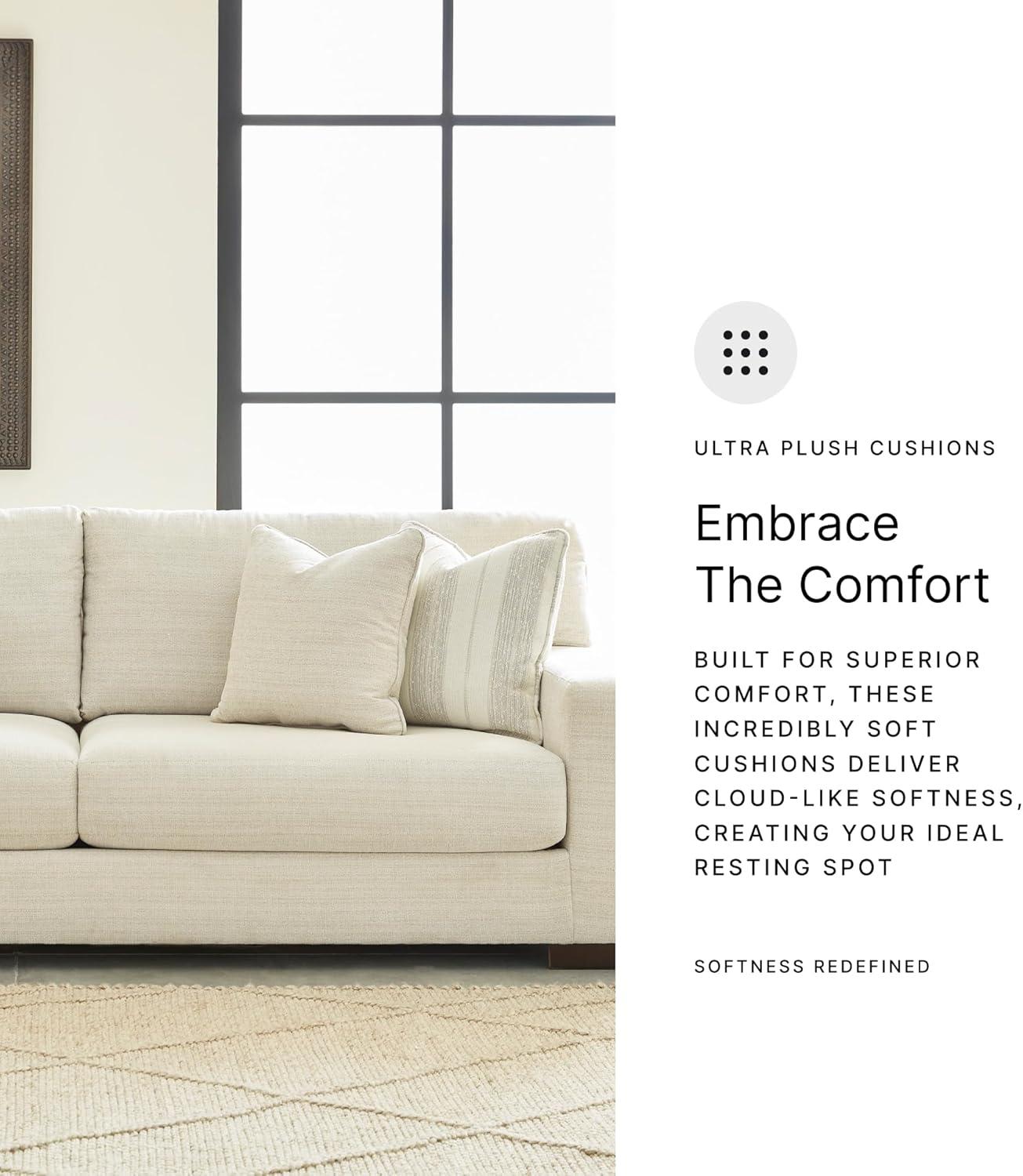 imageSignature Design by Ashley Maylee Classic Upholstered Armless Dining Chair Set of 2 Dark Brown