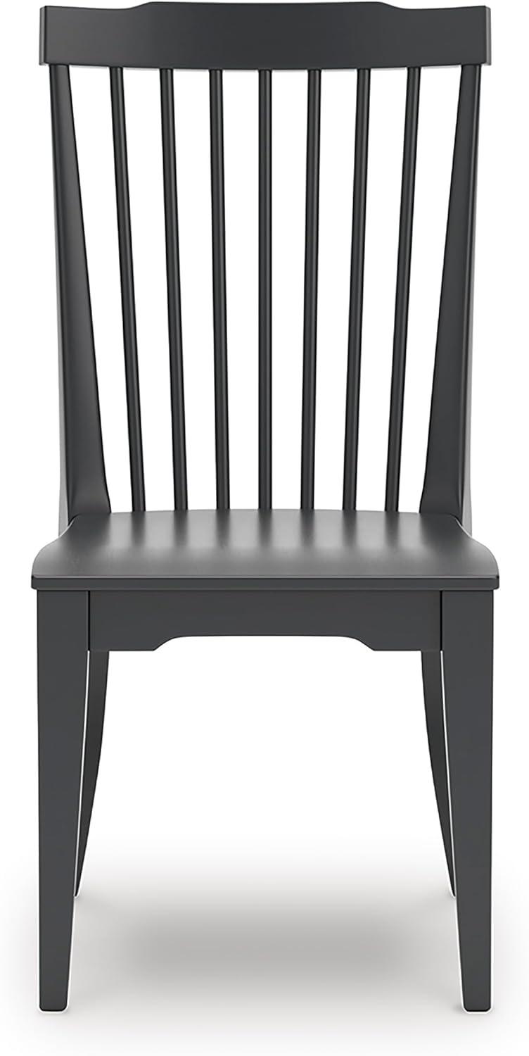 imageSignature Design by Ashley Mendinfort Dining Room Side Chair Set of 2 Black